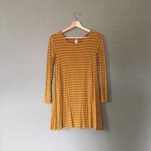 Old Navy Striped Jersey Swing Dress